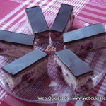 Konyakmeggyes szelet