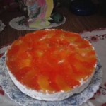 Őszibarackos joghurttorta