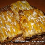 Szilvalekváros-diós leveles rácsos
