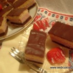 Színes grízkrémes linzer szelet