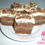 Csokis-tejszínes szelet