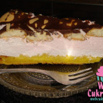 Málnás joghurtos-babapiskótás torta