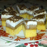 Dupla karamellás sütemény