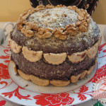 Diós-csokoládés torta