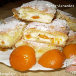 Túrós-sárgabarackos rétes