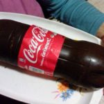 Coca-colás üveg torta