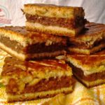 Mézes-diós almás pite
