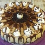 Tejszínhabos gesztenyepüré torta sütés nélkül