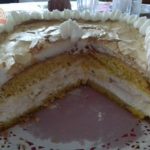 Angol citromkrém torta