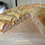 Leveles tésztás töltött csiga