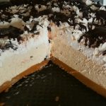 Mascarponés-cappuccinós tejszínes torta, sütés nélkül