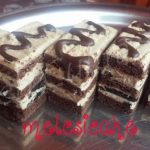 Oreo kekszes szelet