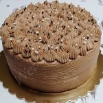 Csoki torta főzött krémmel